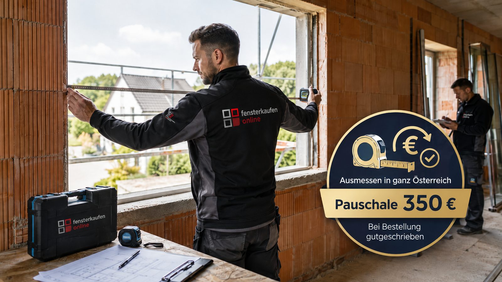 Fenster ausmessen