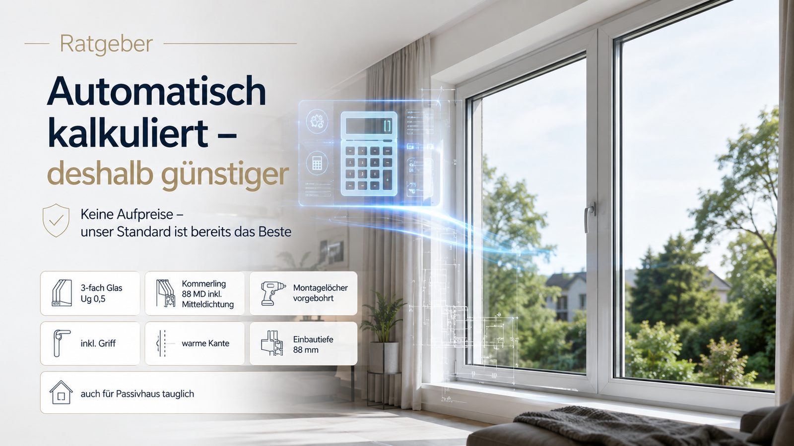 Was kostet ein Fenster